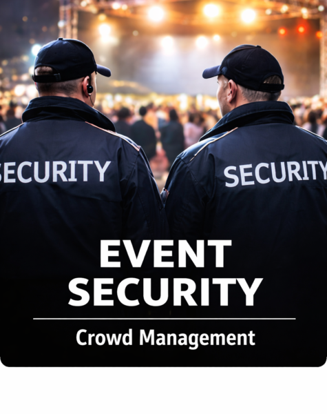 Event security at a crowded venue